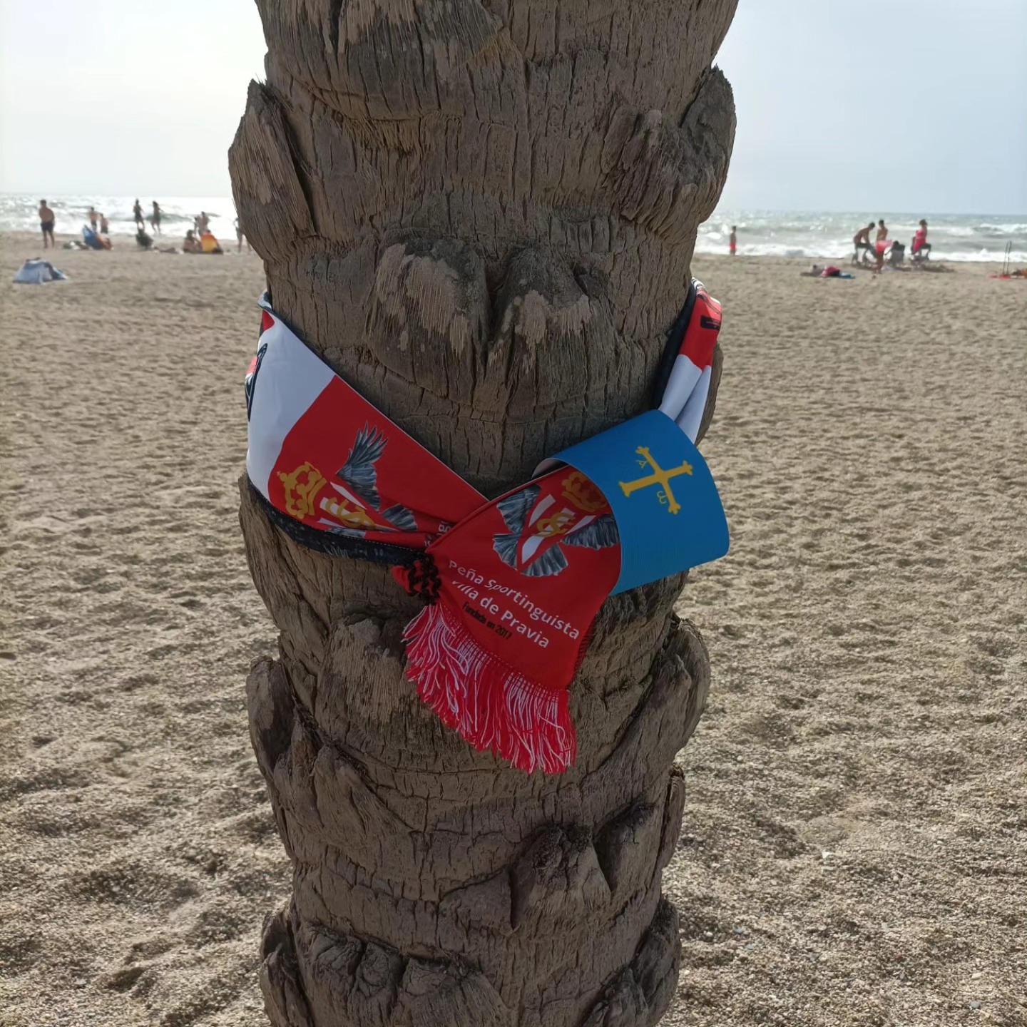 Ya tenemos a miembros de la Peña por tierras almerienses para apoyar el equipo. Día de relax por las playas de la costa para coger fuerzas para el partido. Puxa Sporting