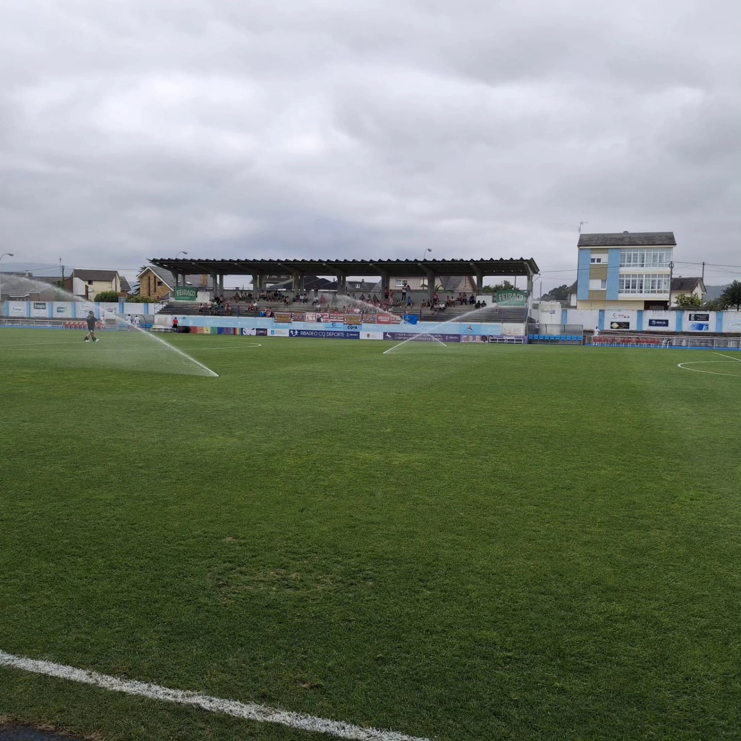 Presentes esta mañana en Ribadeo para ver el 6° partido de pretemporada donde nos impulsivos 4-0