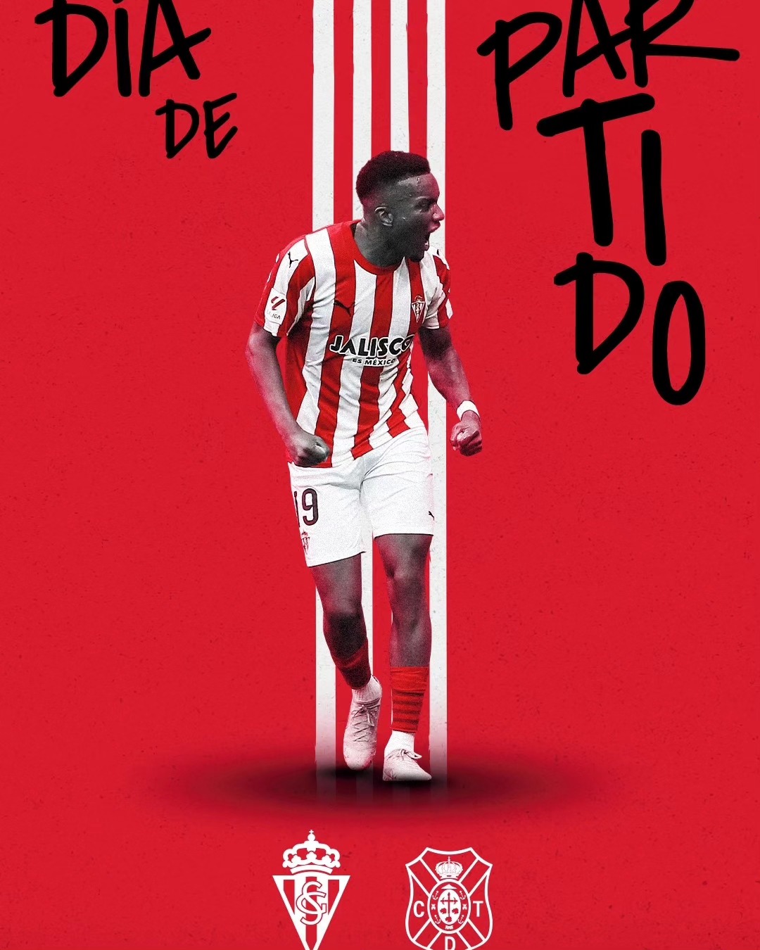 A las 21.00. Ganar o ganar. No puede pasar otra cosa. #PUXASPORTING