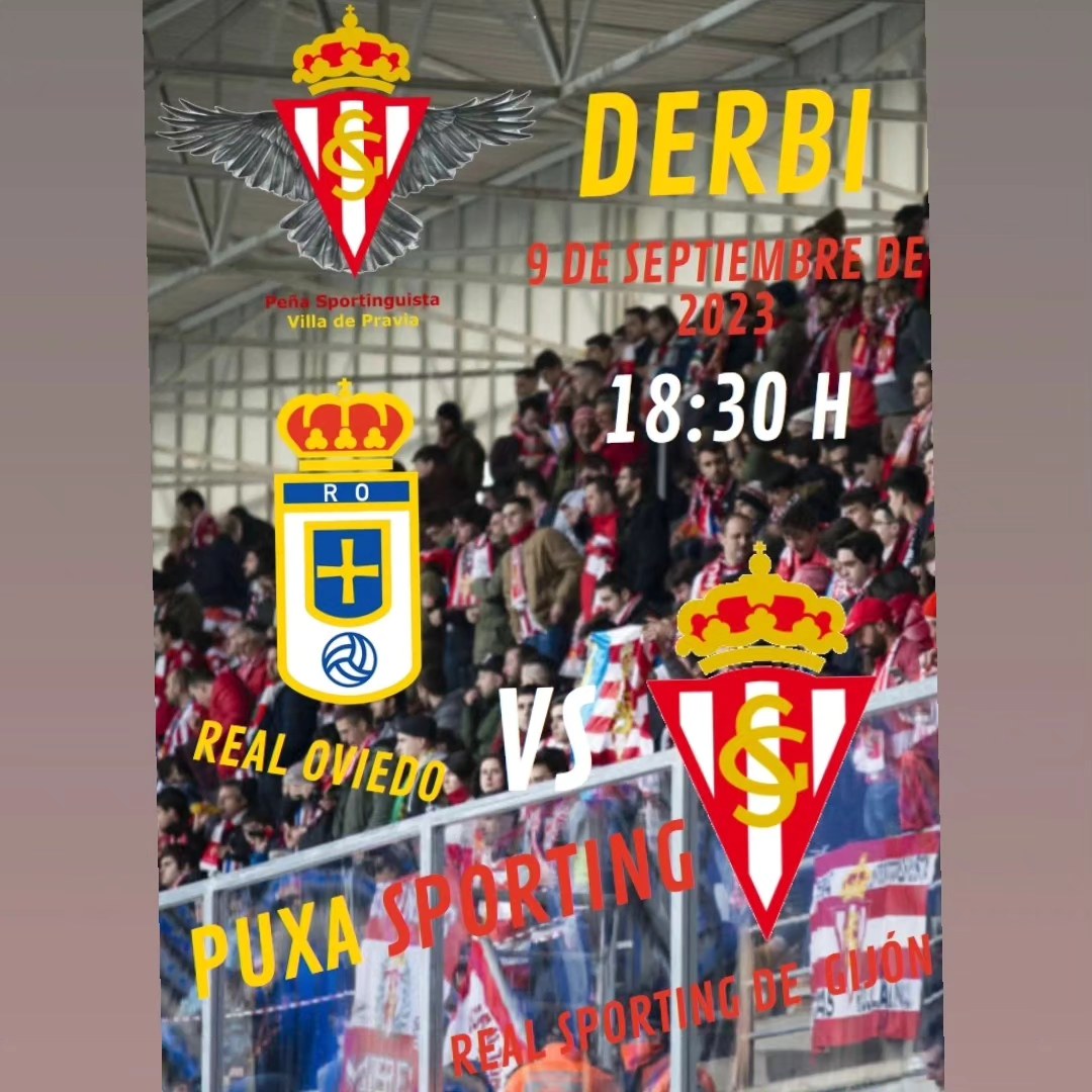 Ha llegado el día, hoy derbi asturiano. Puxa Sporting. #asturiasrojiblanca