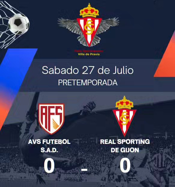 El sábado 27 nos enfrentamos al AVS fútbol S.A.D. en el cual conseguimos un empate. Cabe destacar el penalti parado por @ryanezalabart