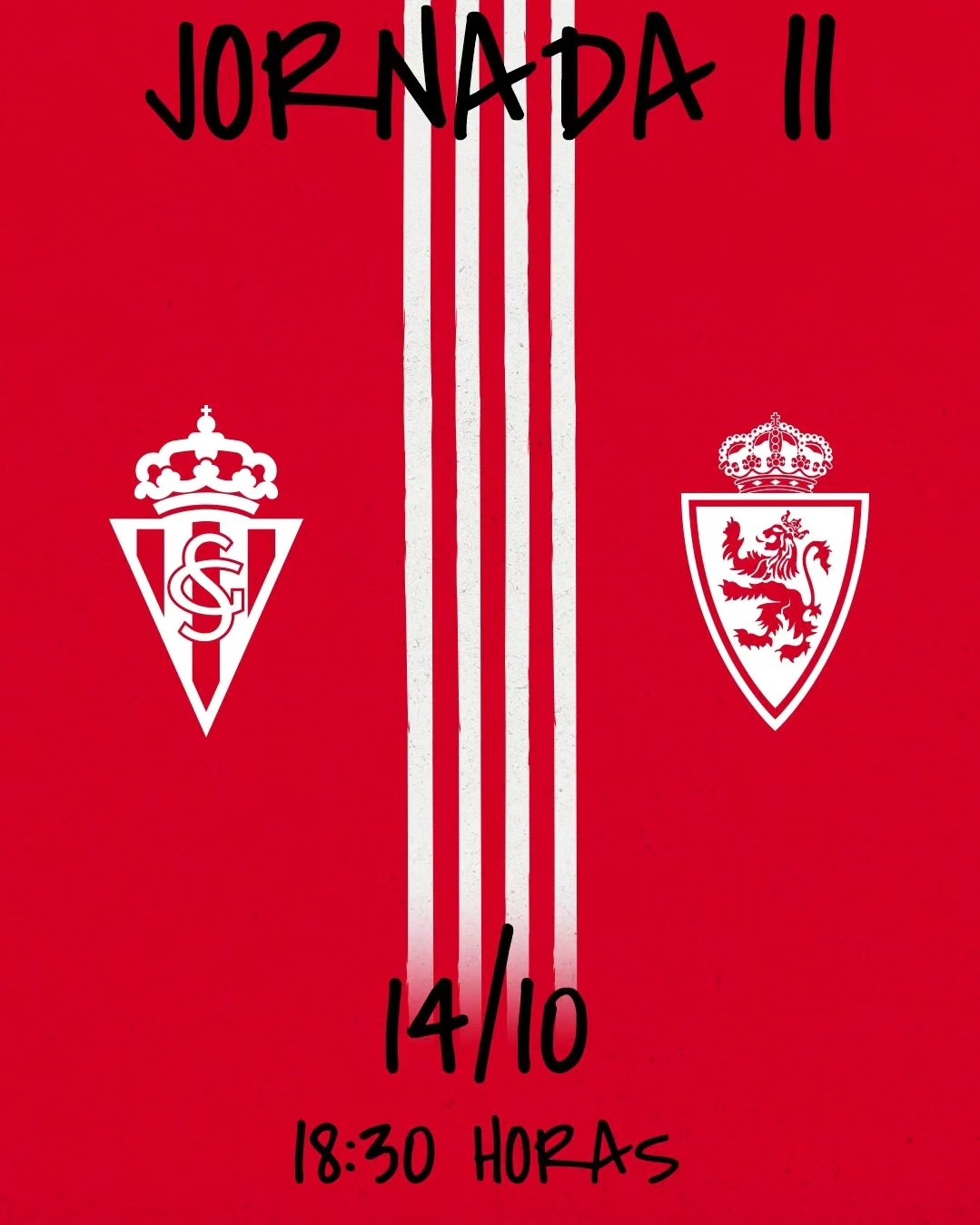 Jornada 11 recibimos al @realzaragoza en el Molinon a las 18.30