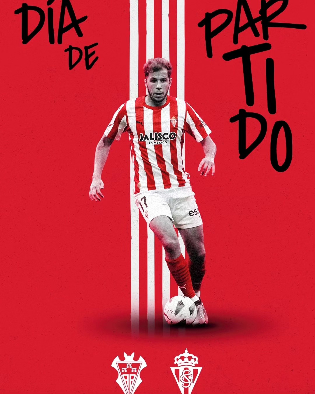 Hoy es día para ganar. A por el @albacetebp . Puxa Sporting. @realsporting ganar o ganar