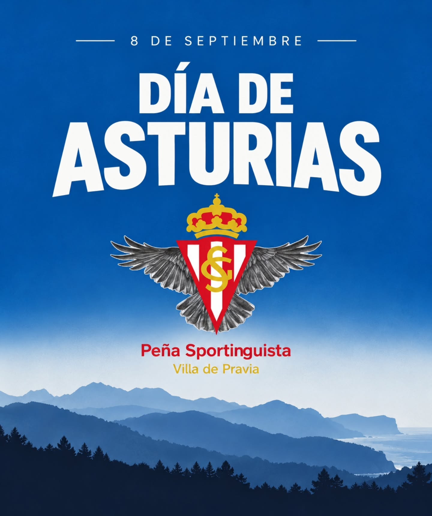 💙💛 ¡Feliz Día de Asturias! 💛💙
Hoy celebramos nuestra tierra, nuestras raíces y todo aquello que nos une como asturianos.
Desde la Peña Sportinguista Villa de Pravia queremos desear un feliz día a todos los asturianos, estén donde estén.
Porque sentirse orgulloso de Asturias también es llevarla siempre contigo. 💙
¡Puxa Asturies!
¡Puxa Sporting! 🔴⚪
#DíaDeAsturias #Asturias #PuxaAsturies #SportingDeGijón #PuxaSporting VillaDePravia Pravia PeñaSportinguista