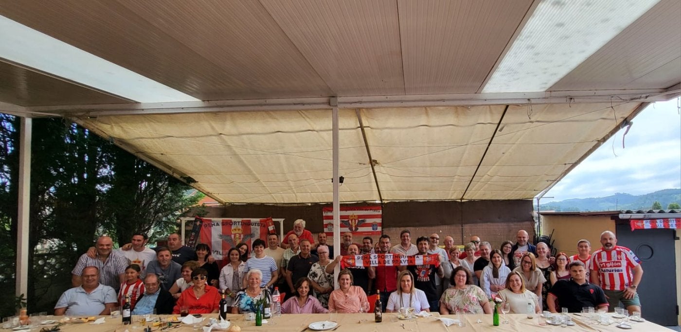 Cierre de curso de la peña del Sporting Villa de Pravia